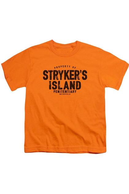 Gildan Superman Strykers Island T-Shirt Orange XL 2