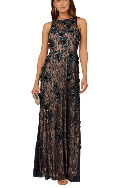 TRUEDAMES Säulengown mit Spitze und Sequinnen Schwarz US 8 2