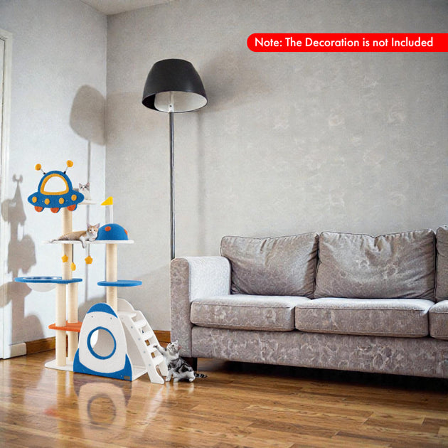 Hivvago Astronaut-Inspired Cat Tree Multi 3