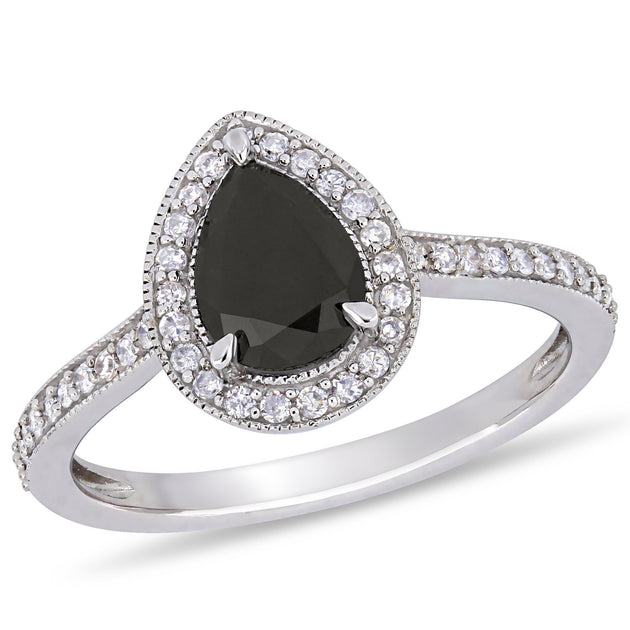 Mimi & Max Asteria Diamond Ring Black US 5 2