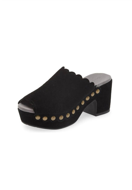 Chocolat Blu Genessis Platform Clog Black US 6 4
