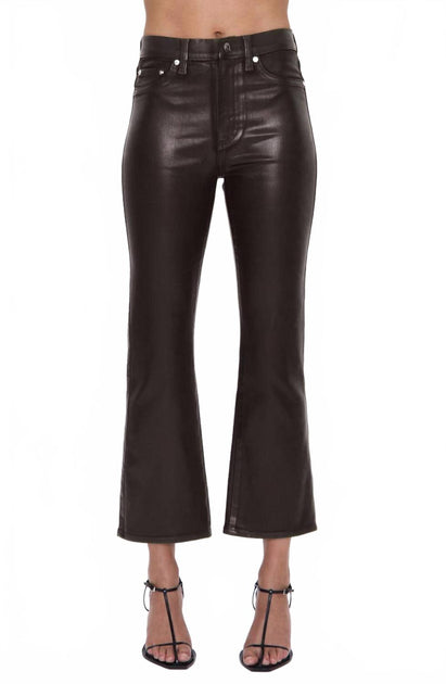 PISTOLA High Rise Coated Boot Jean Black 26 2