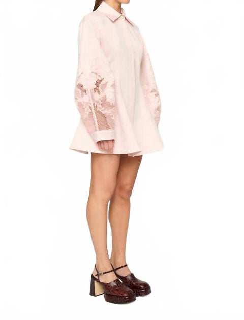 Clea Indra Mini Dress Pink Medium 3