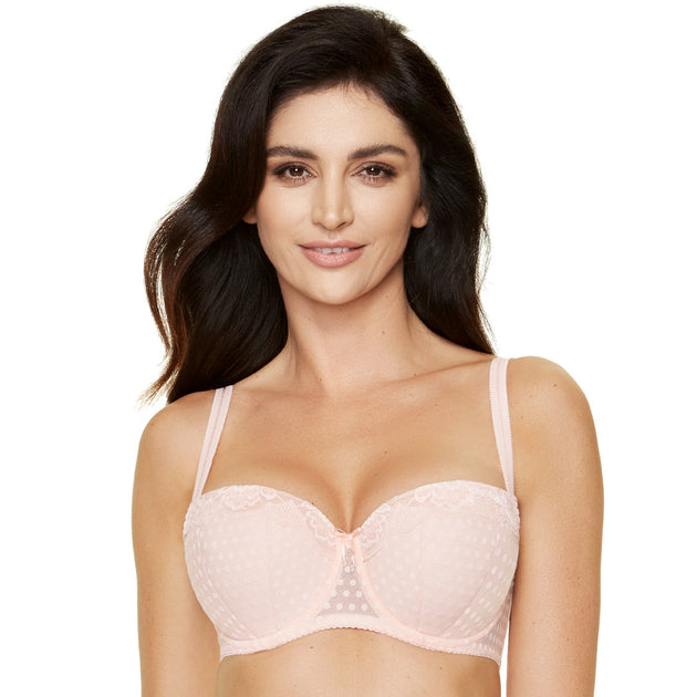 TRUEDAMES Bari Balconette Bra Pink 40DDD 2