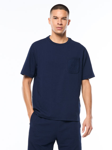 Sergio Tacchini Diaro Fashion T-Shirt Blue Medium 2