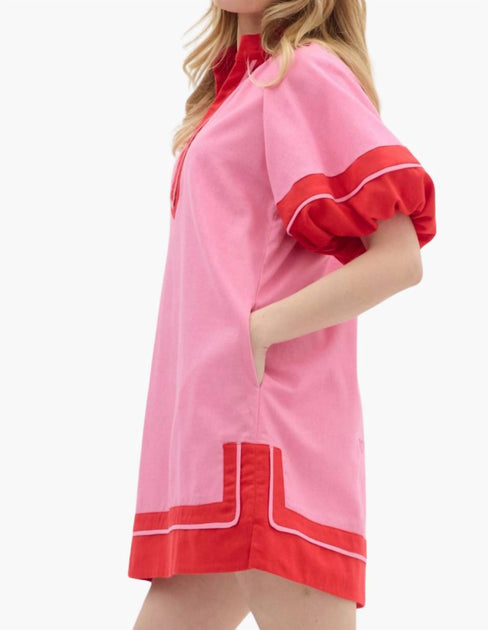 entro Rose Beach Mini Dress Pink Medium 4