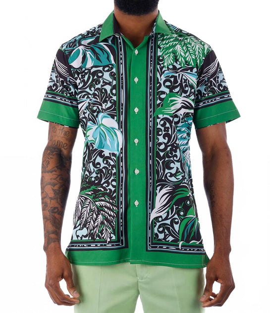 Barabas Summer Genoa Kurzarmhemd Grün 3XL 2