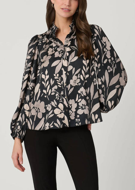 Shoshanna Ingrid Top Black Large 2