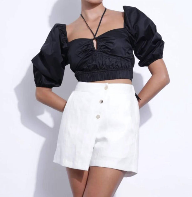 Karina Grimaldi Rosalie Blouse Black Small 2