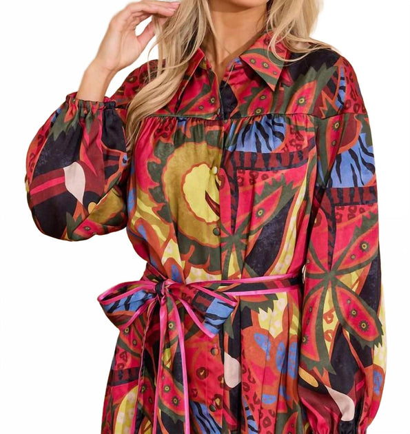 Alden Adair Jane Dress Multi Small 5