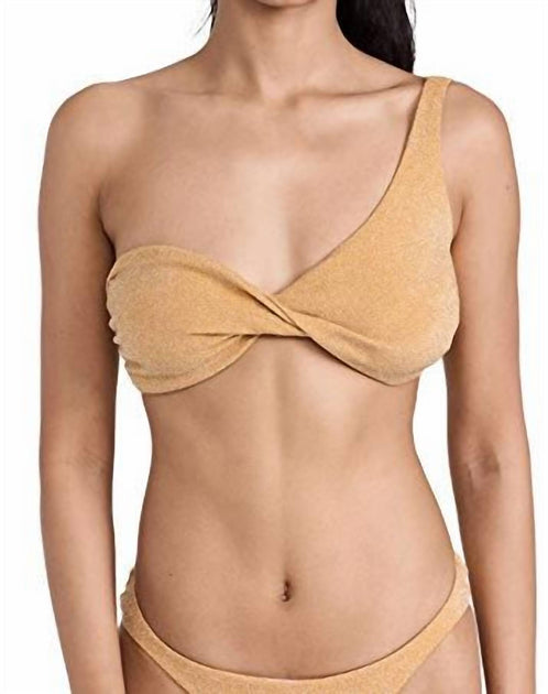 Baobab Twist Top Orange XSmall Womens Bikini Top 2