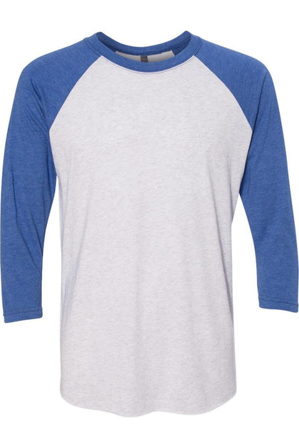Next Level Unisex Triblend Three-Quarter Raglan T-Shirt Multi XLarge 2