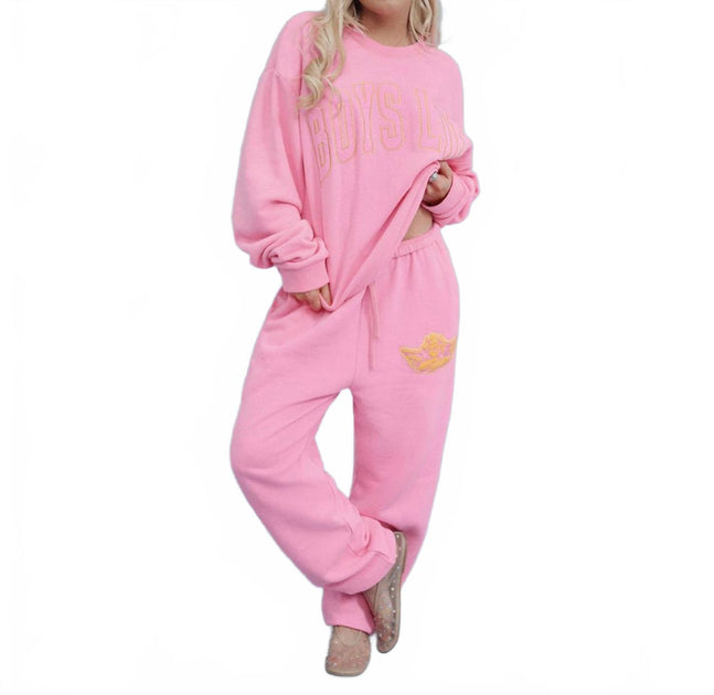BOYS LIE Not Your Puppet V2 Kimmy Pant Pink Large 2