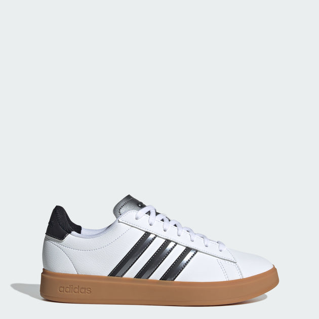 adidas Women's Grand Court 2.0 Shoes (Core Black / Cloud White / Gold Metallic) $18.60 + Free S&H