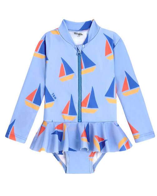 the bonnie mob Bonniemob Zip Long Sleeve Swimsuit Multi 18-24 Months 3