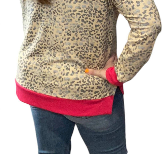 honeyme Cheetah Weekender Top Multi Medium 3