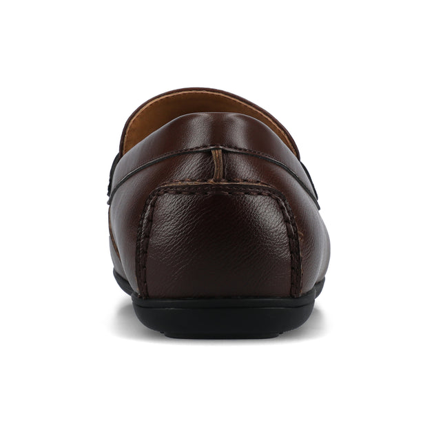 Vance Co. Charles Slip-on Driving Bit Loafer Brown US 8.5 4