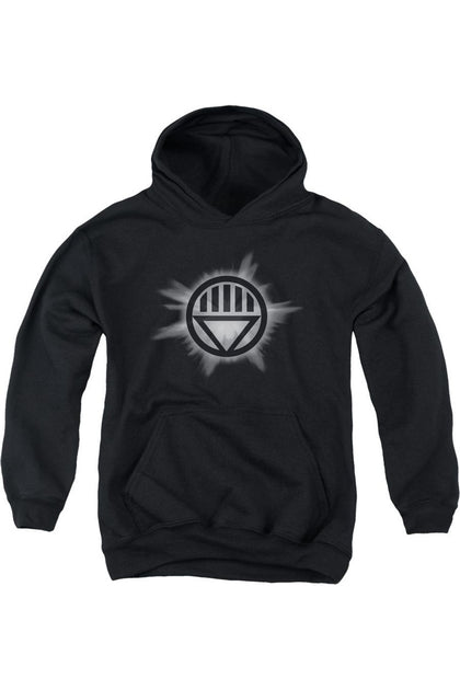 Gildan Green Lantern Youth Hooded Sweatshirt Black Large 2