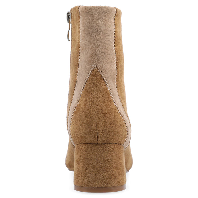 Journee Collection Lusinda Booties Brown US 8.5 4