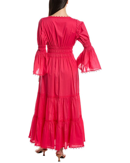 Charo Ruiz Ibiza Lipa Maxi Dress Pink Medium 3
