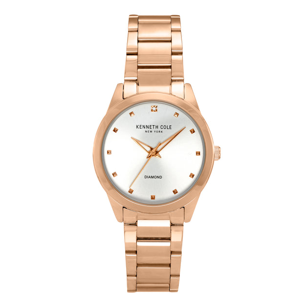 Kenneth Cole Classic mm Quartz Watch Gold 3