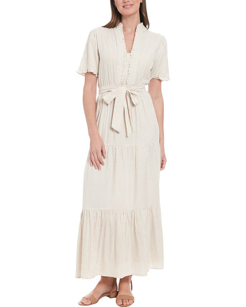 London Times Maxi Dress White US 16 2