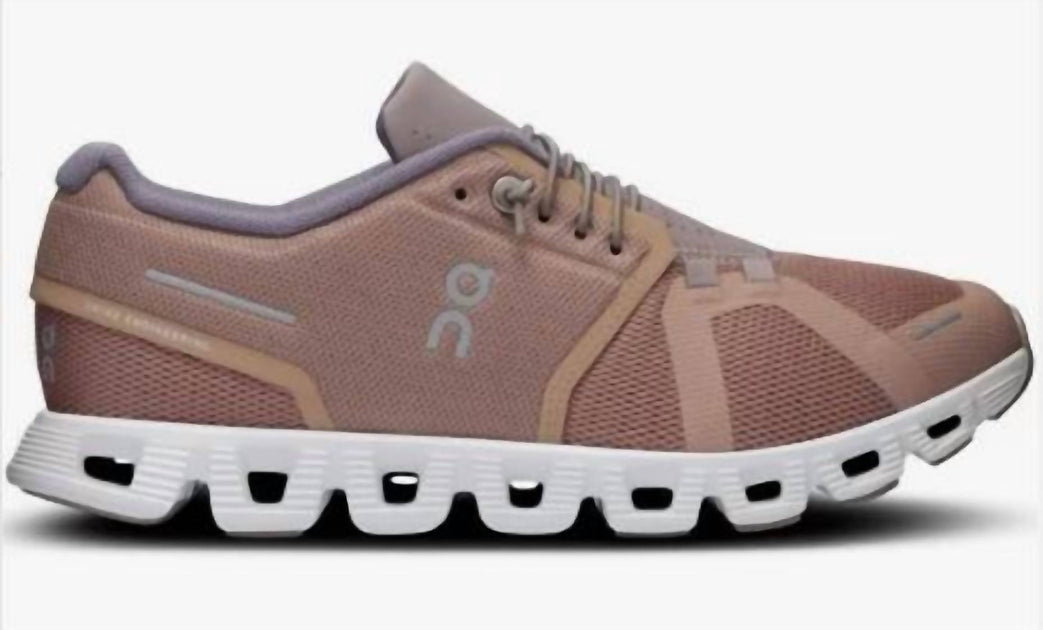 On Running Women's Cloud 5 Sneakers In Rosebrown/fog | ShopSimon