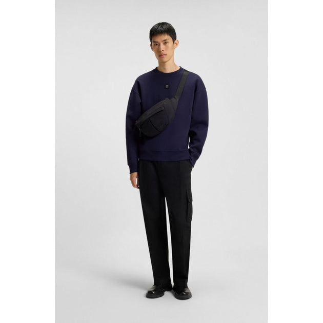 Hugo Boss Stacked-logo Sweatshirt Blue XLarge 3