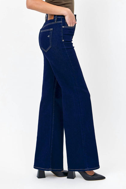 HIDDEN Happi High Rise Flare Jean Blue 28 4