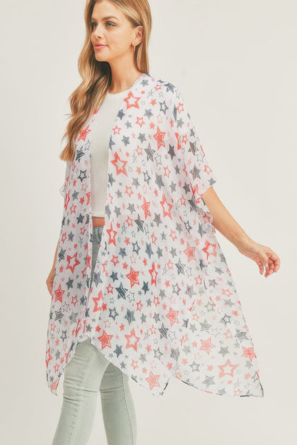 TRUEDAMES Multi Star Kimono Weiß Einheitsgröße 3