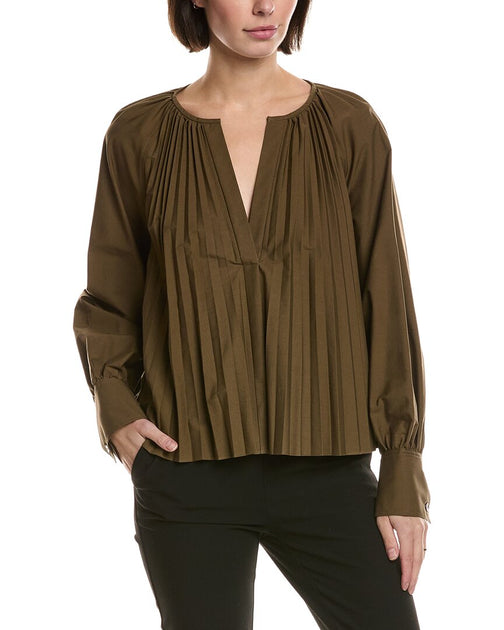 Proenza Schouler Monica Top Brown US 4 2