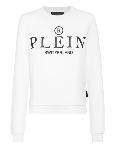 Philipp Plein Sweatshirt Round Neck LS Iconic Plein White XL 2