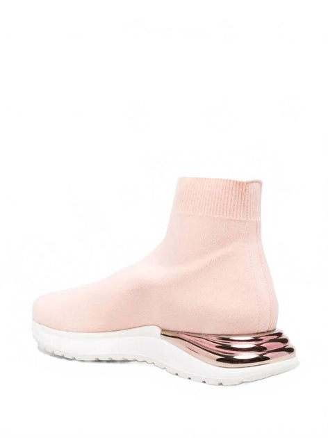 Salvatore Ferragamo Slip On Sneakers Pink US 11 3