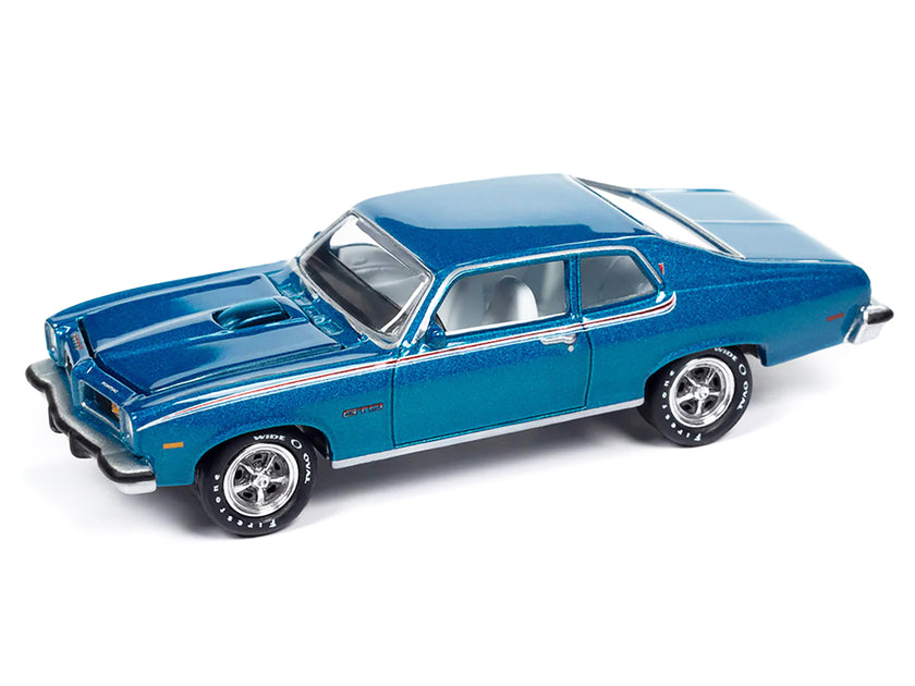 Johnny Lightning 1974 Pontiac GCO Diecast Regatta Blue 1/64 4