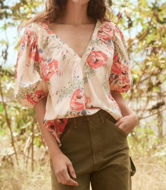 THE GREAT Bungalow Top Beige Medium 2