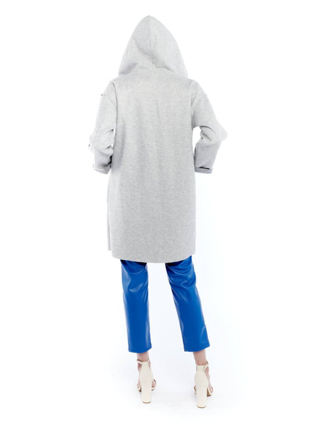 Cardigan à capuche Vanessa Gris XS 3