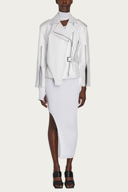 Boyarovskaya Body Cowl Jacket White Small 3