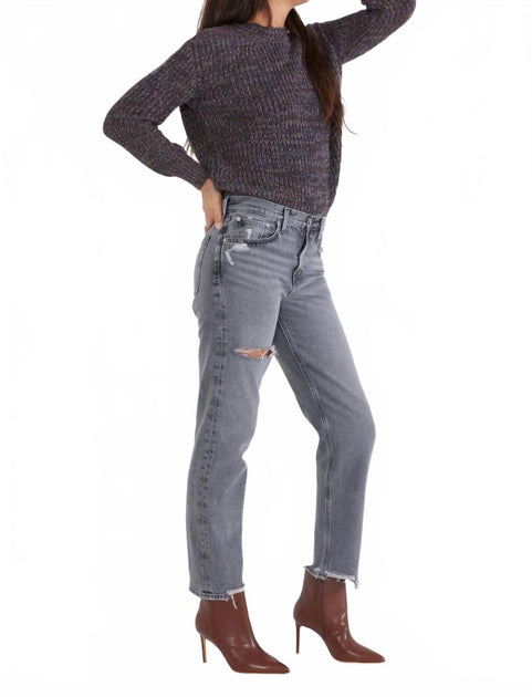 ETICA Marlowe Slim Boyfriend Jeans Grau 31 4