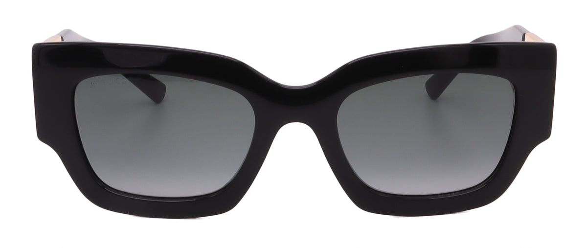 Jimmy Choo Nena 8079O Rectangular Sunglasses Black/Gold 51mm 4
