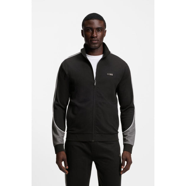 Boss Contrast-detail Jacket Black Large 4