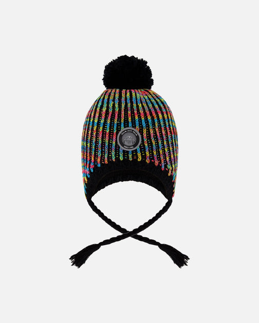 Deux par Deux Peruvian Knit Hat Multicolor US 5T 2