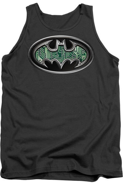 Gildan Batman Circuitry Shield Tank Top Black Small 2