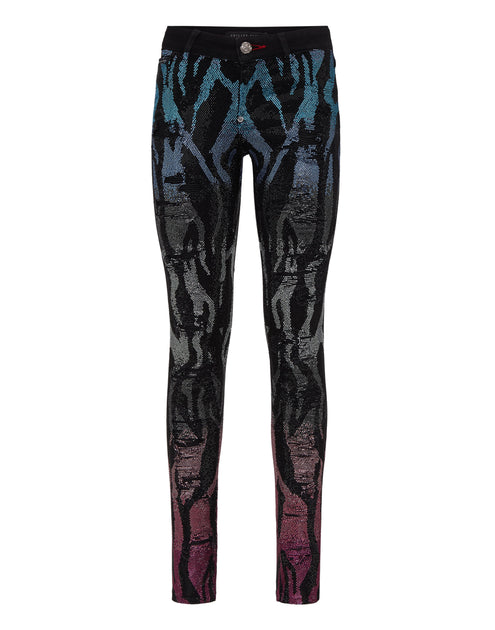 Philipp Plein Jeggings Zebra Grey 25 2