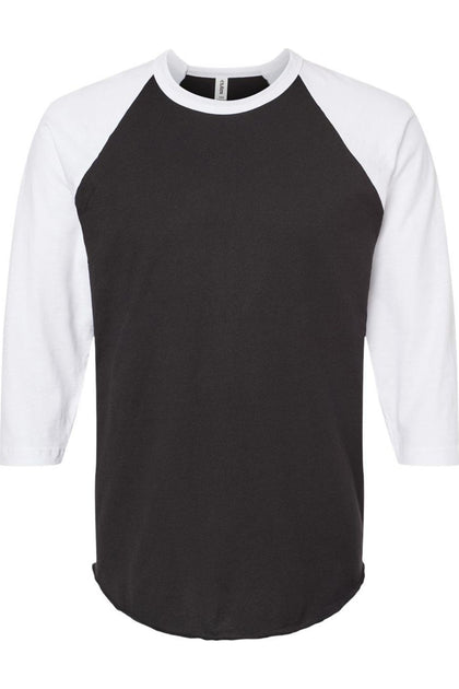 Tultex Fine Jersey Raglan T-Shirt White XXXLarge 2