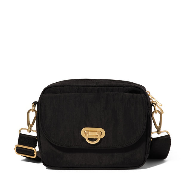 baggallini Coastal Flip Lock Camera Bag Crossbody Multi One Size 3