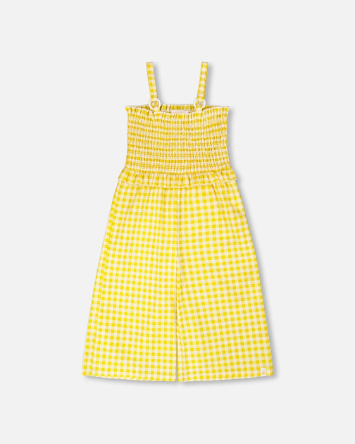 Deux par Deux Capri Jumpsuit Yellow 4T 2
