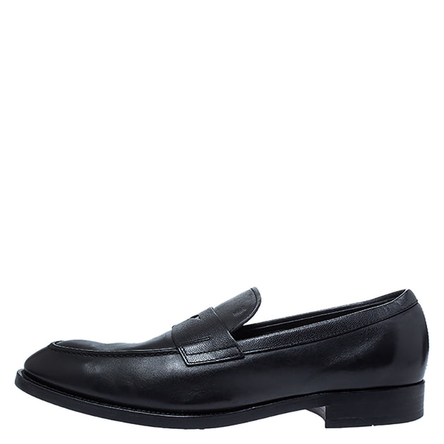 Tod's Leather Penny Loafers Black EU 44.5 3