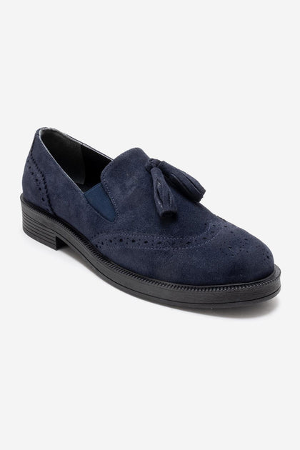 Forever & Always Alex Leather Tassel Loafers Multi US 7 2