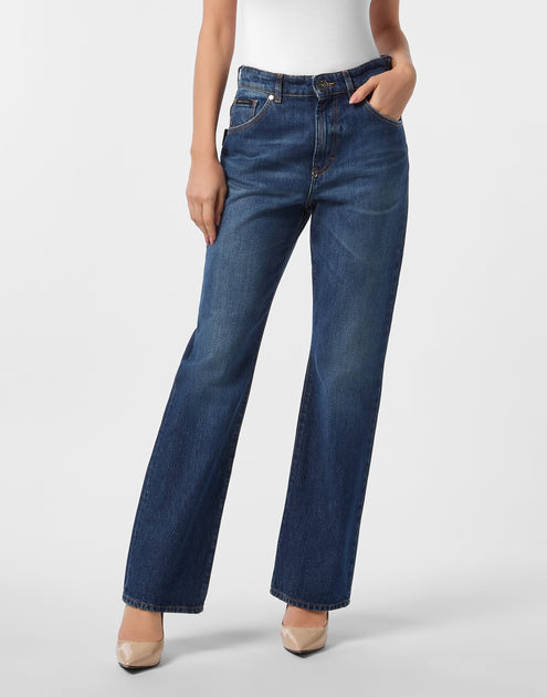 Philipp Plein Straight Fit Jeans Bleu 30 4