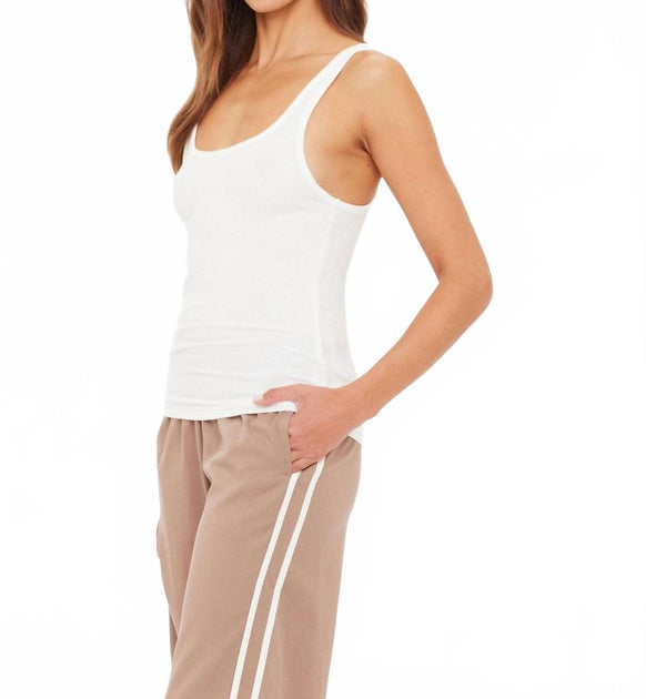 THE UPSIDE Alyssa Racerback Tank Top White XSmall 3